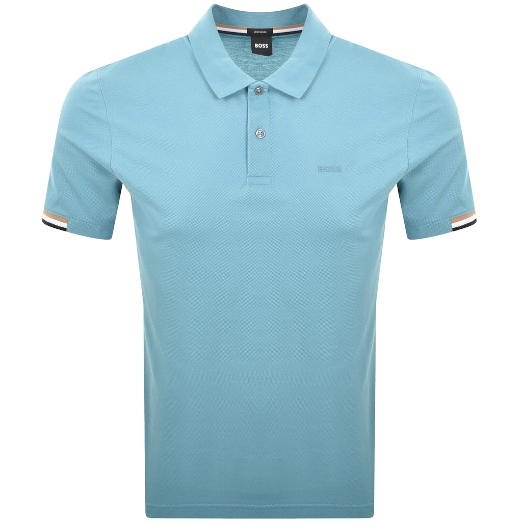 Hugo Boss BOSS Parlay 147 Mercerised Polo Blue